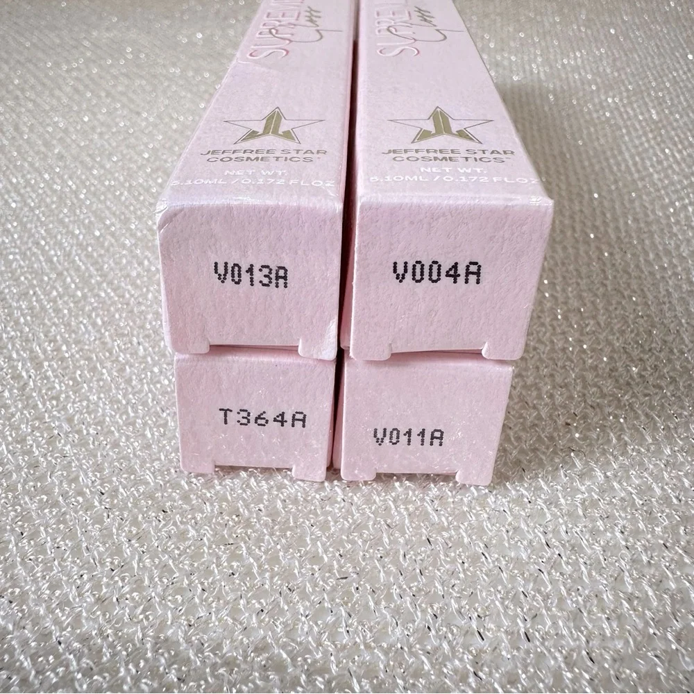 Jeffree Star 4 pc Nudes Supreme Gloss Collection NIB